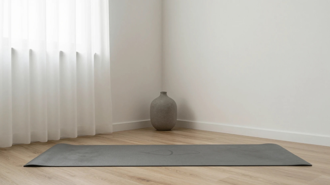 Домашний уголок для йоги